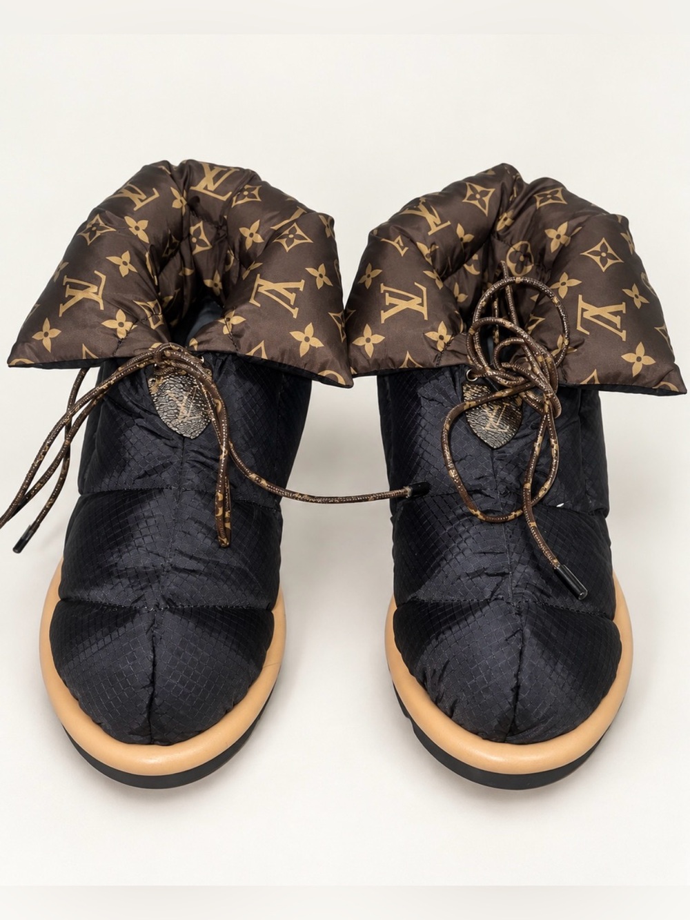 AUTHENTIC Louis Vuitton Monogram Pillow Ankle Boots Size 38